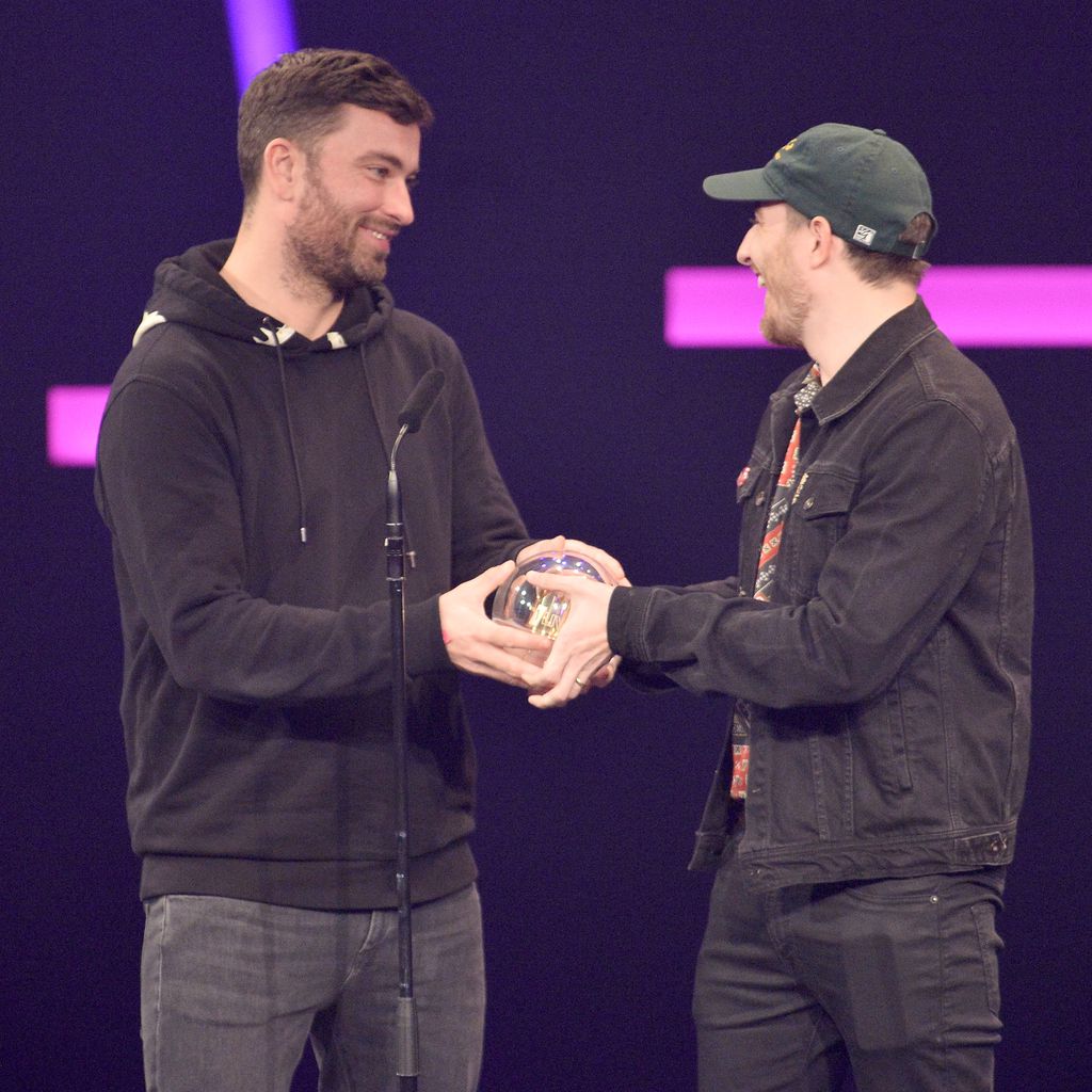 Marteria und Casper bei der Verleihung der 1Live Krone 2018