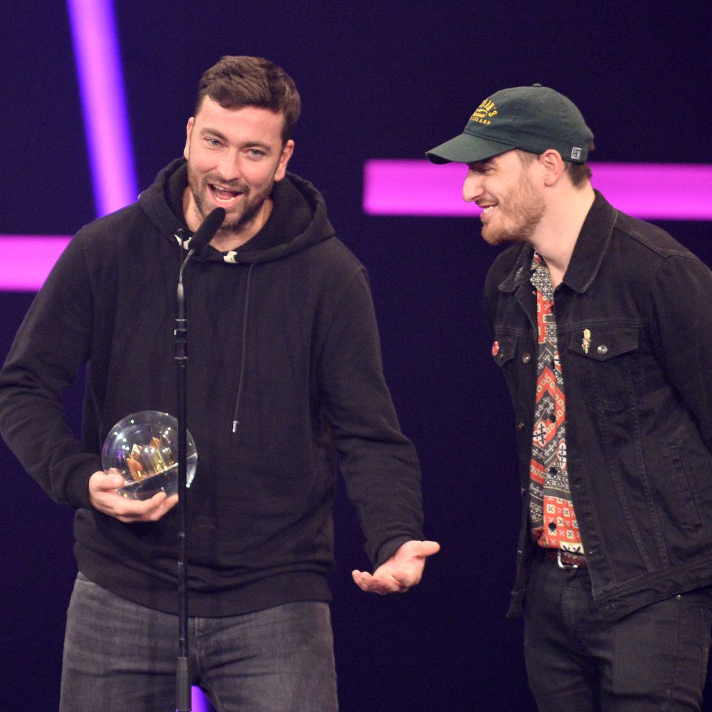 Marteria und Casper bei der Verleihung der 1Live Krone 2018