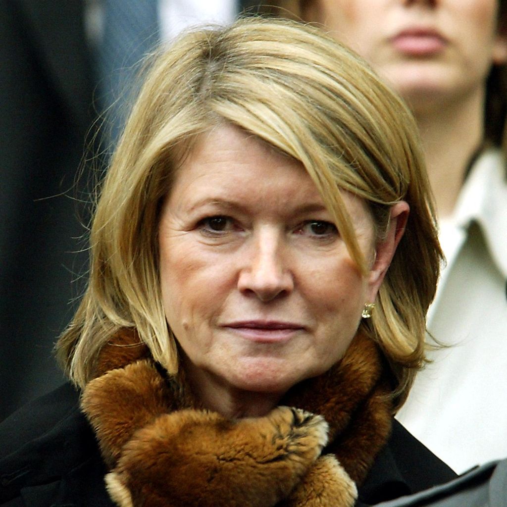 Martha Stewart nach ihrer Urteilsverkündung, März 2004