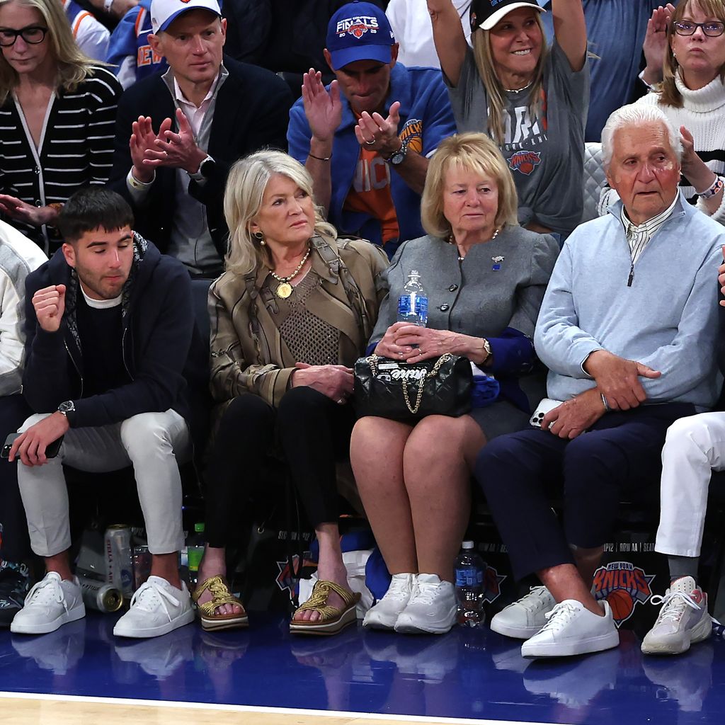 Martha Stewart beim Spiel zwischen den Knicks und Pacers im Madison Square Garden