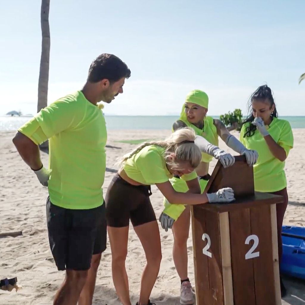 Martin Angelo, Franziska Temma, Edith Stehfest und Dilara Kruse bei "Promis unter Palmen" 2026