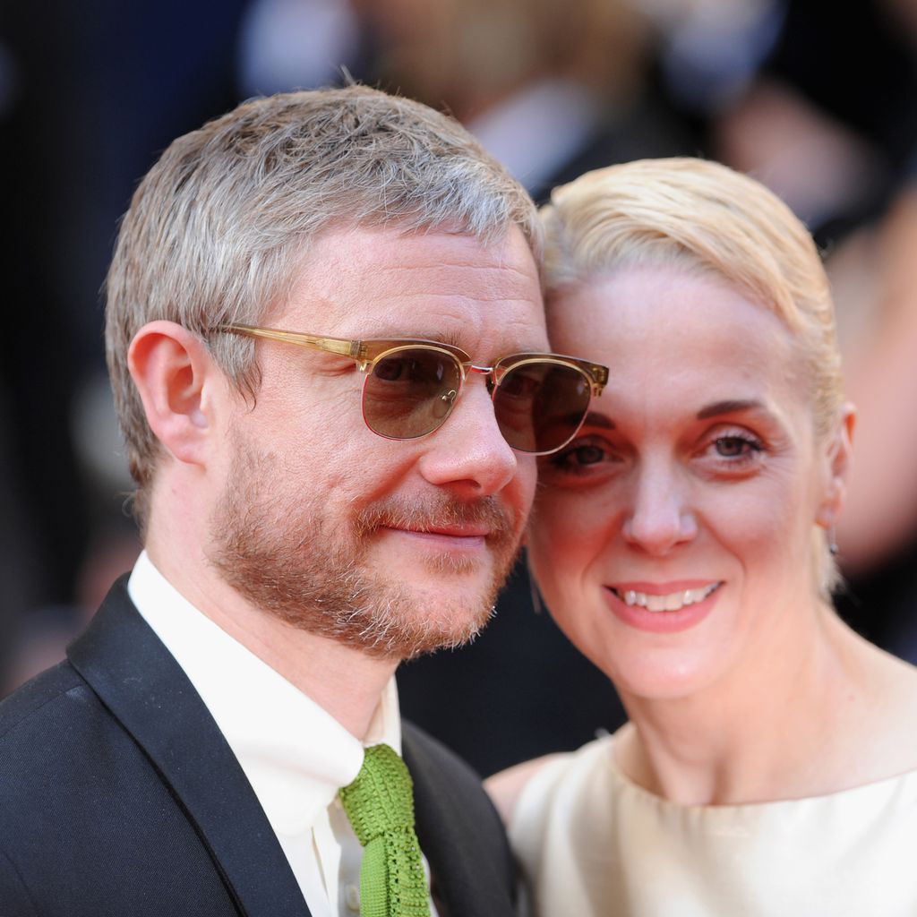 Martin Freeman und Amanda Abbington auf einer Preisverleihung in London