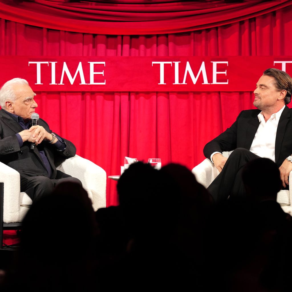 Martin Scorsese und Leonardo DiCaprio sprechen beim TIME-Event in New York