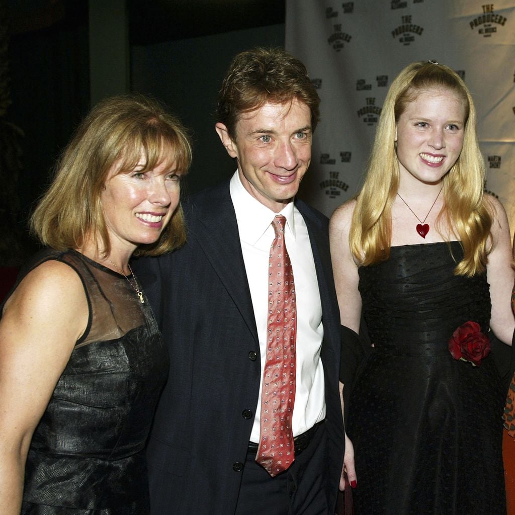 Martin Short mit Nancy Short und Katherine Short bei der After-Party zu "The Producers" im Hollywood Palladium, 2003