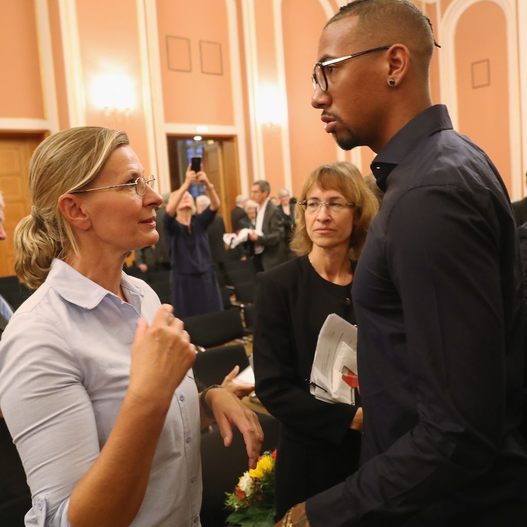 Martina und Jerome Baoteng im September 2016