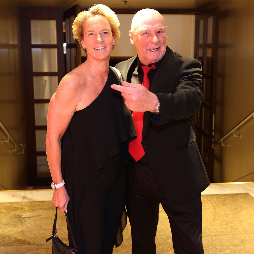 Martina Voss-Tecklenburg mit ihrem Mann Hermann, November 2022