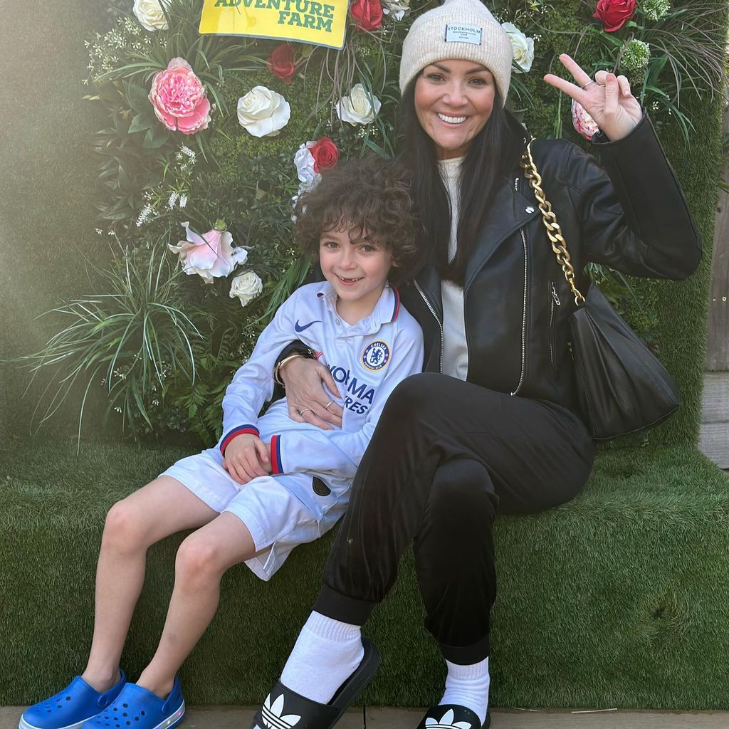 Martine McCutcheon mit ihrem Sohn Rafferty