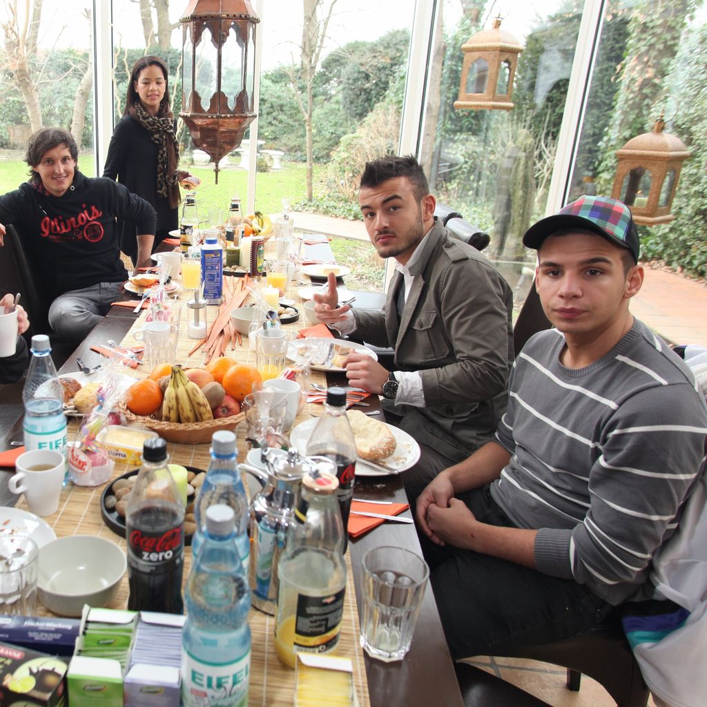 Marvin, Sebastian Wurth, Marco Angelini, Zazou Mall, Ardian Bujupi und Pietro Lombardi