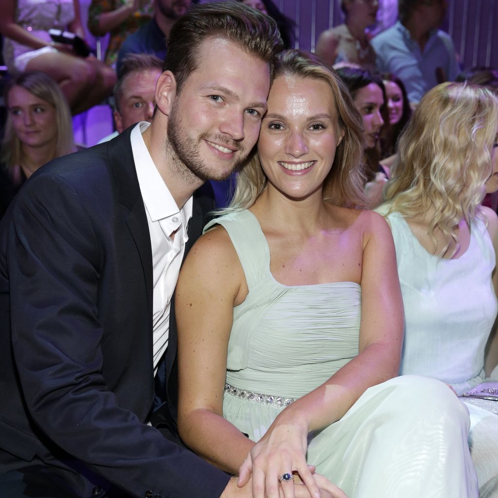 Marvin Albrecht und Anna Hofbauer bei der Düsseldorf Fashion Week