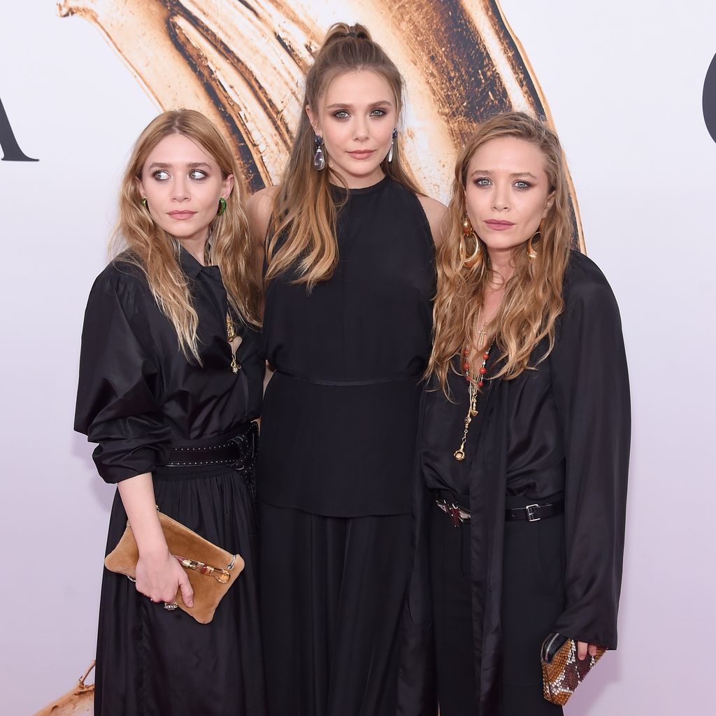 Mary-Kate und Ashley Olsen mit ihrer Schwester Elizabeth Olsen