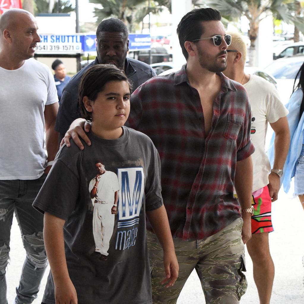 Mason Disick und sein Vater Scott, Oktober 2021