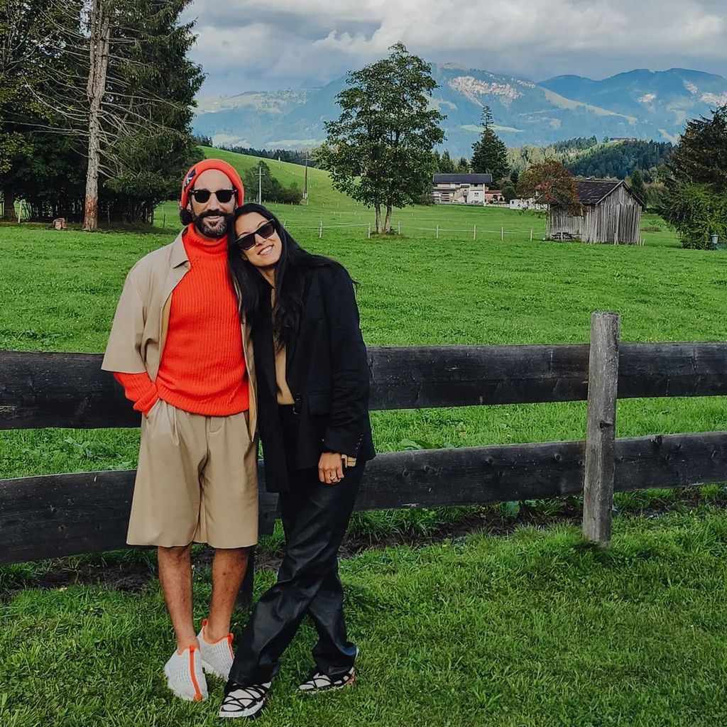 Massimo Sinató mit Rebecca Mir, September 2022