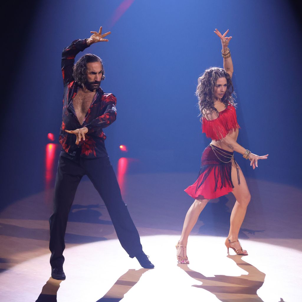 Massimo Sinató und Jana Wosnitza bei "Let's Dance"