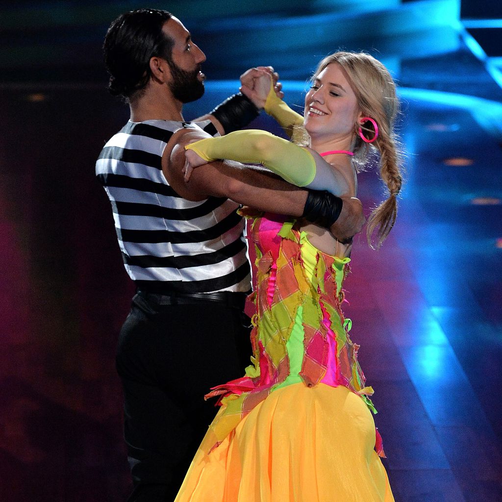 Massimo Sinato und Larissa Marolt bei "Let's Dance" 2014