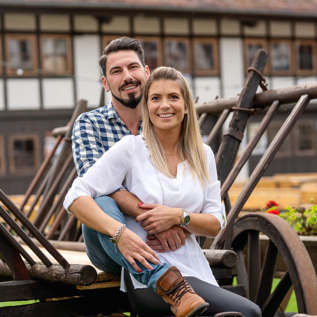 Mathias und Sabrina bei "Bauer sucht Frau" 2021