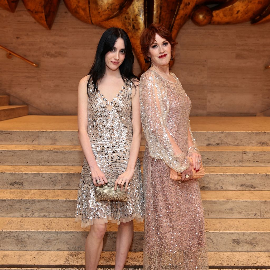 Mathilda Gianopoulos and Molly Ringwald in New York City