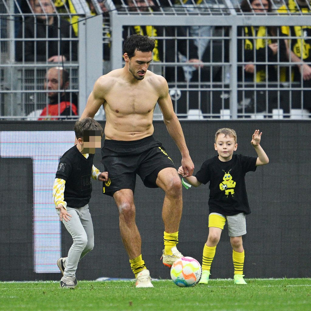 Mats Hummels und sein Sohn Ludwig