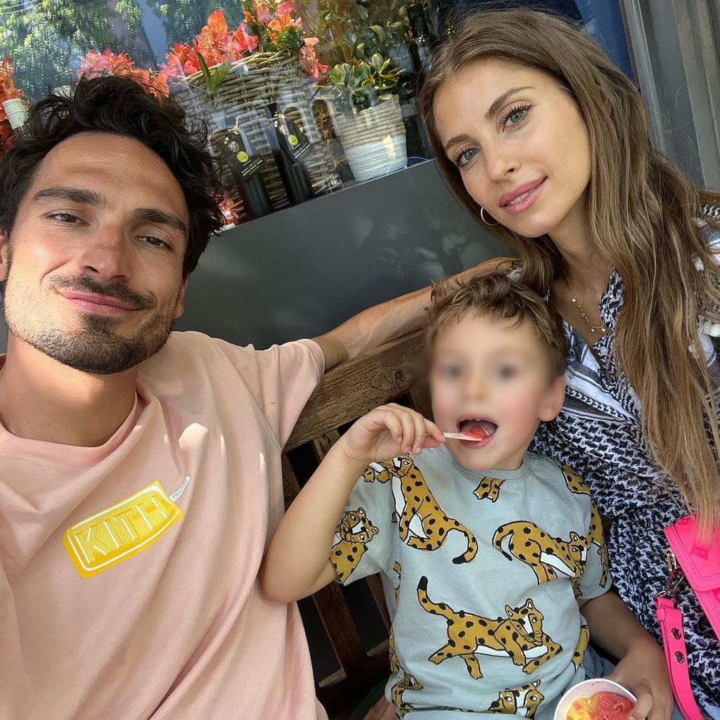 Mats, Ludwig und Cathy Hummels