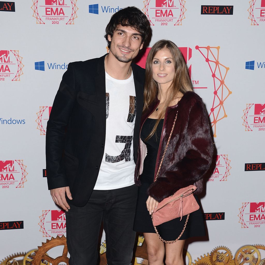 Mats und Cathy Hummels im Jahr 2012
