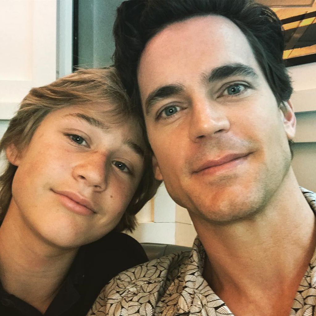 Matt Bomer (r.) und sein Sohn Kit, Juni 2018
