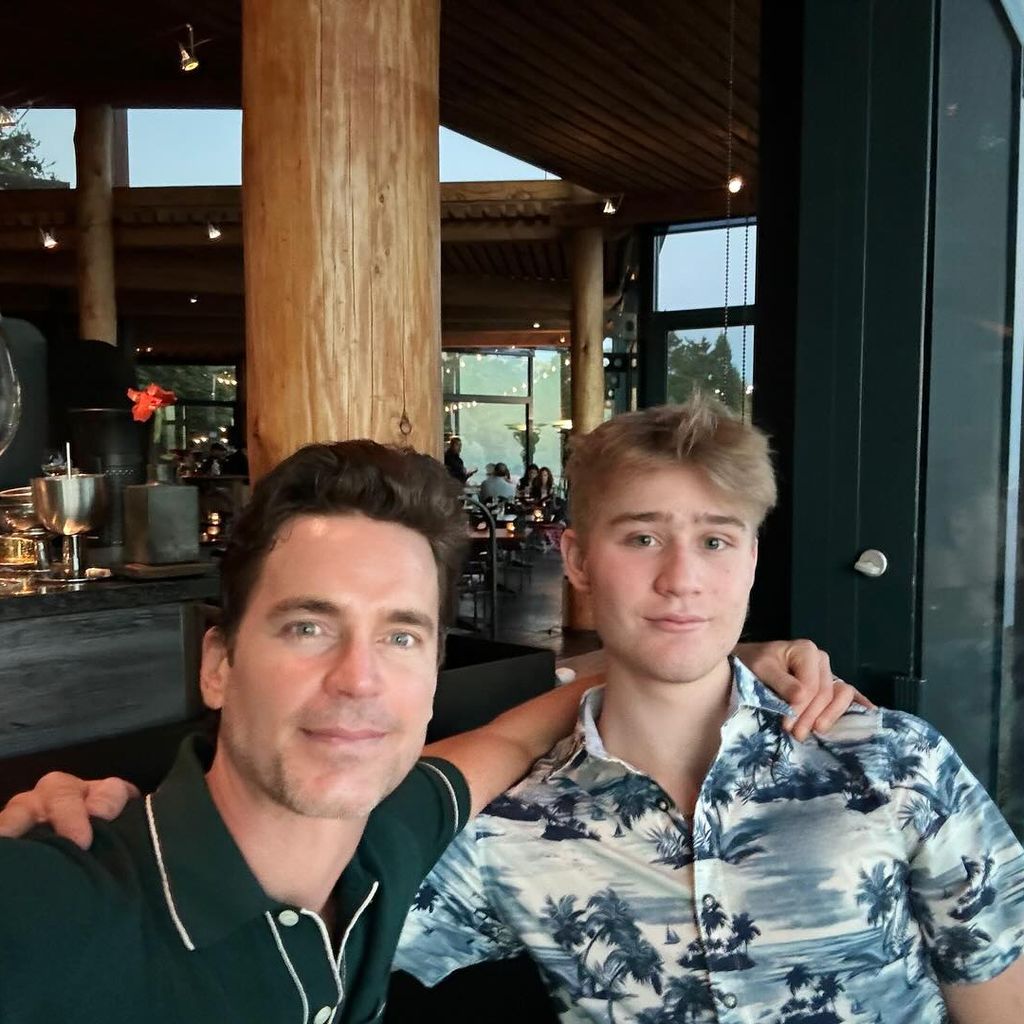 Matt Bomer und sein Sohn Kit im August 2024