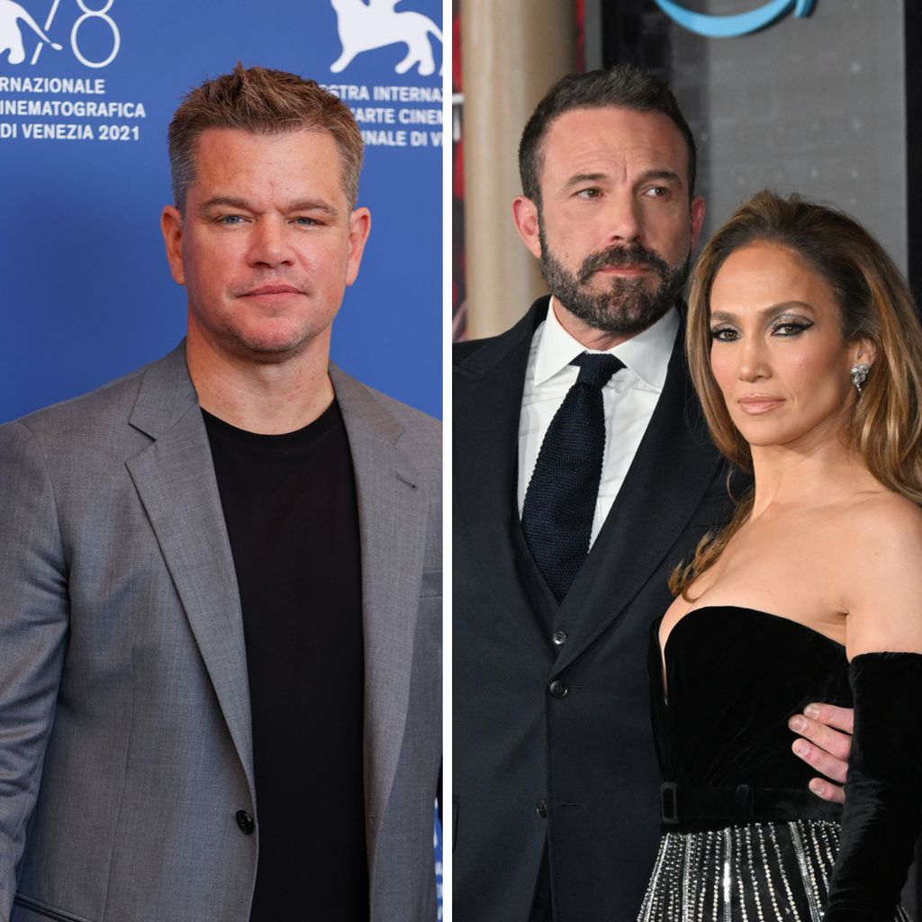 Matt Damon, Ben Affleck und Jennifer Lopez, Collage