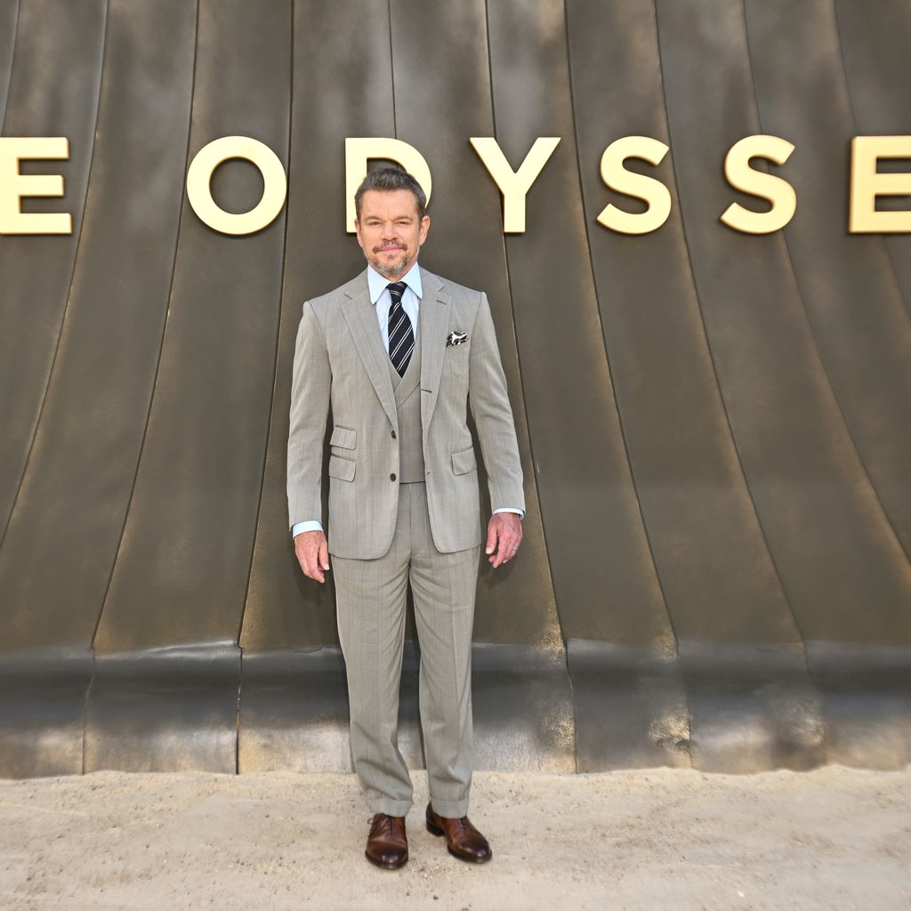 Matt Damon bei der Premiere von "The Odyssey" in London