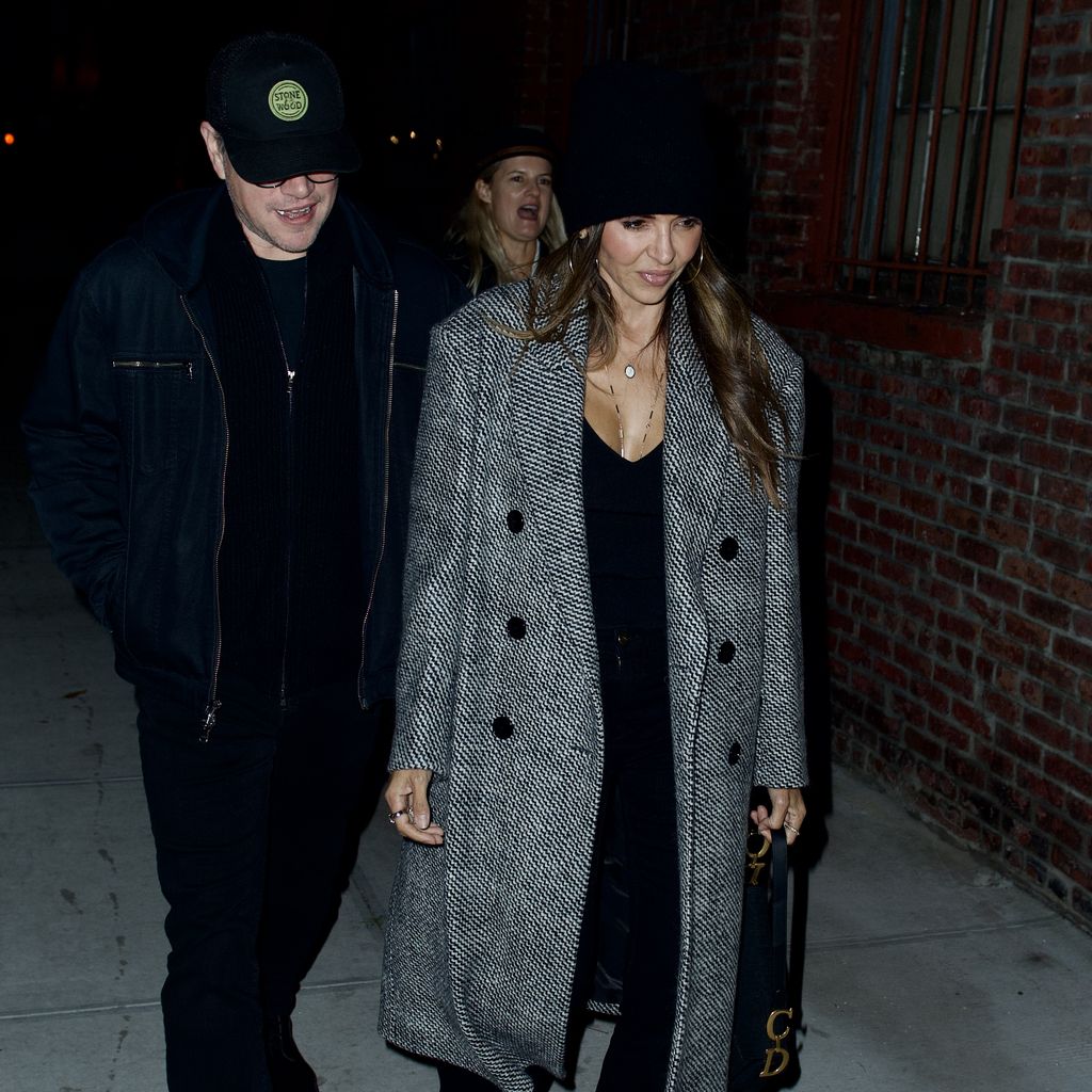 Matt Damon mit seiner Frau Luciana Barroso in Brooklyn