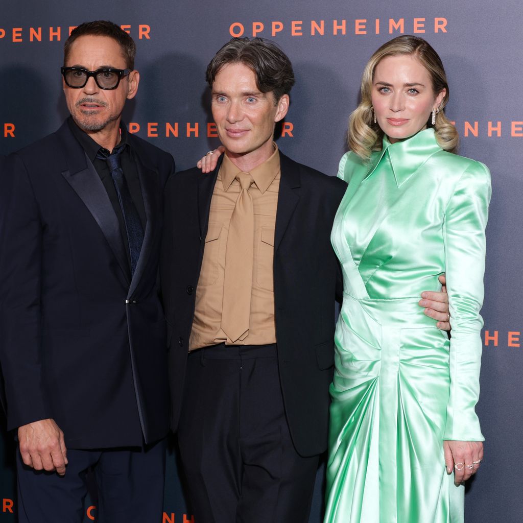 Matt Damon, Robert Downey Junior, Cillian Murphy und Emily Blunt bei der Premiere von "Oppenheimer"