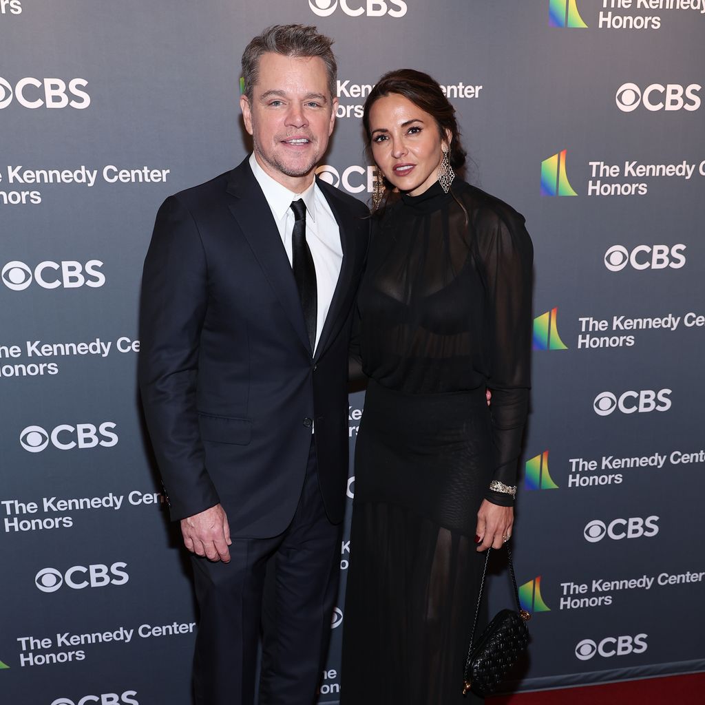 Matt Damon und Luciana Barroso, Dezember 2022