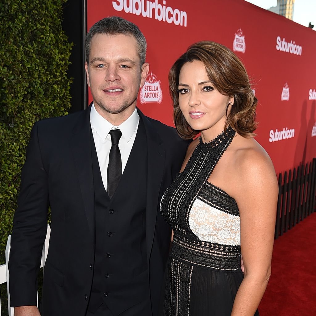 Matt Damon und Luciana Barroso bei der "Suburbicon"-Premiere 2017