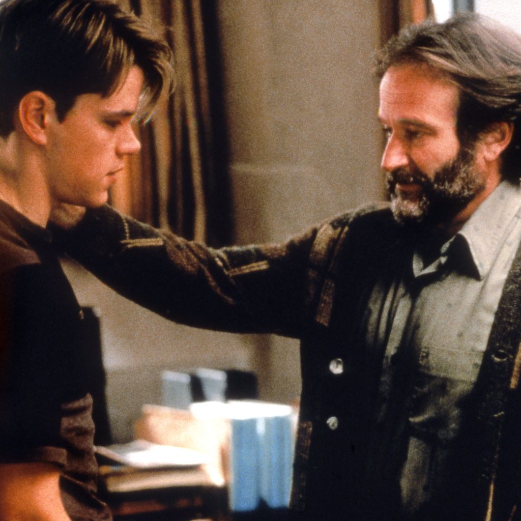 Matt Damon und Robin Williams in einer Szene aus "Good Will Hunting" (1997)