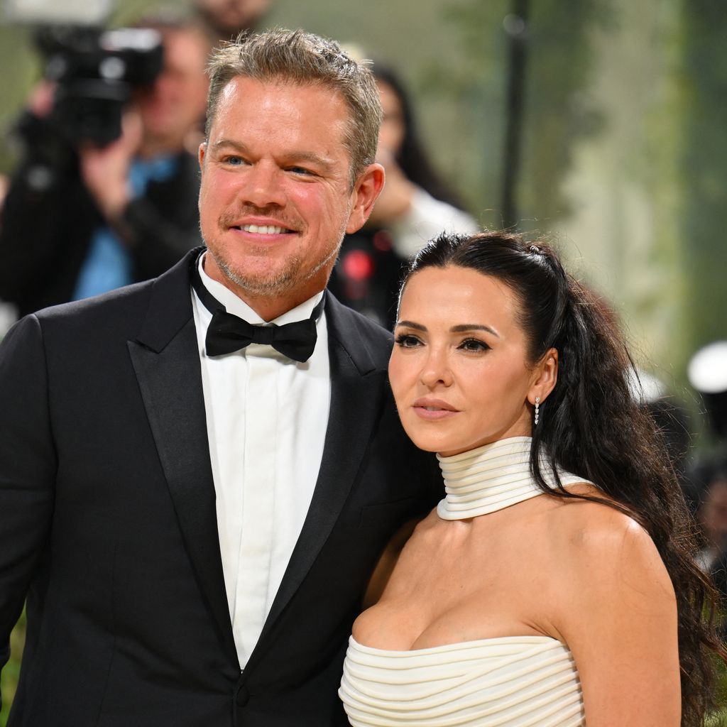 Matt Damon und seine Ehefrau Luciana Barroso, Met Gala 2024