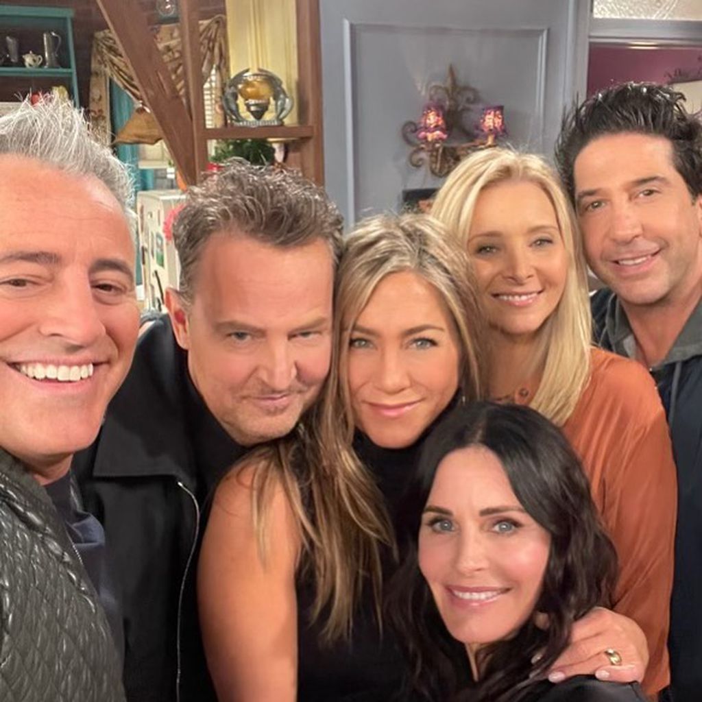 Matt LeBlanc, Matthew Perry, Jennifer Aniston, Lisa Kudrow, Courteney Cox und David Schwimmer