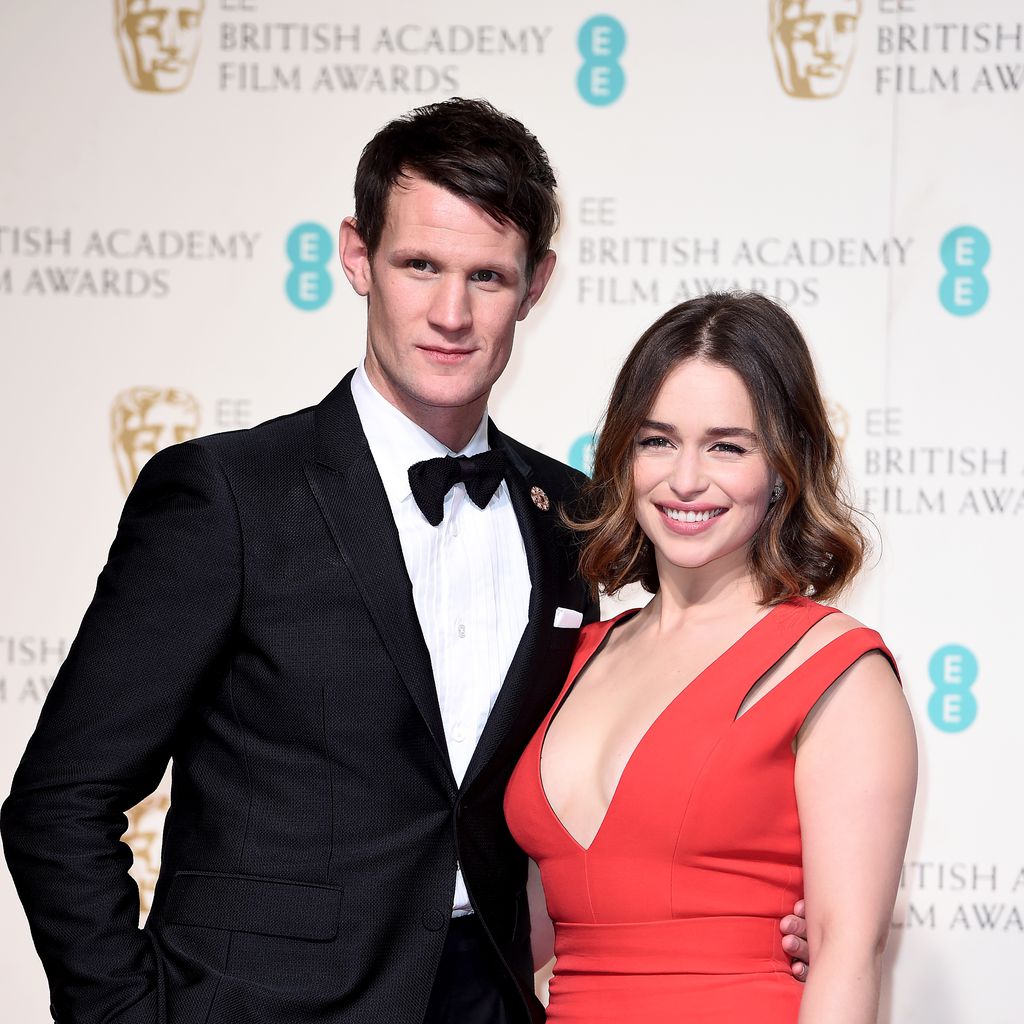 Matt Smith und Emilia Clarke bei den British Academy Film Awards im Februar 2016