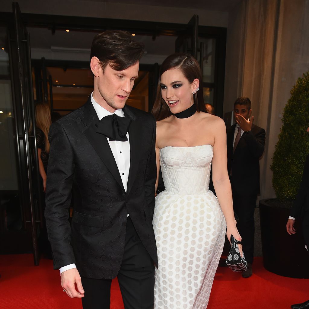 Schauspieler Matt Smith und Lily James