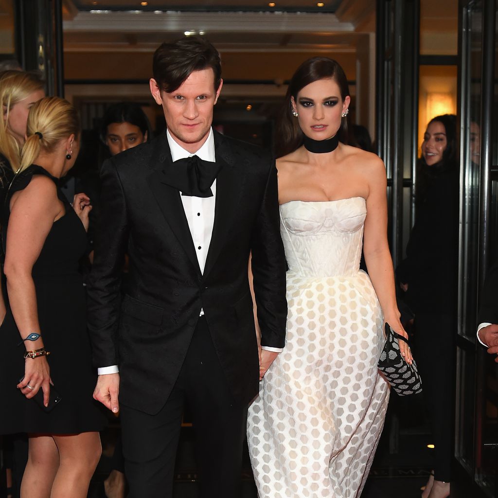 Matt Smith und Lily James, 2017