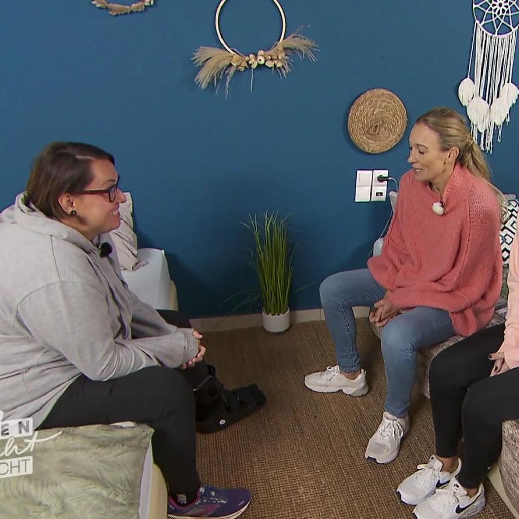 "Leben leicht gemacht"-Kandidatin Matea mit Christine Theiss und Sigrid Ilumaa