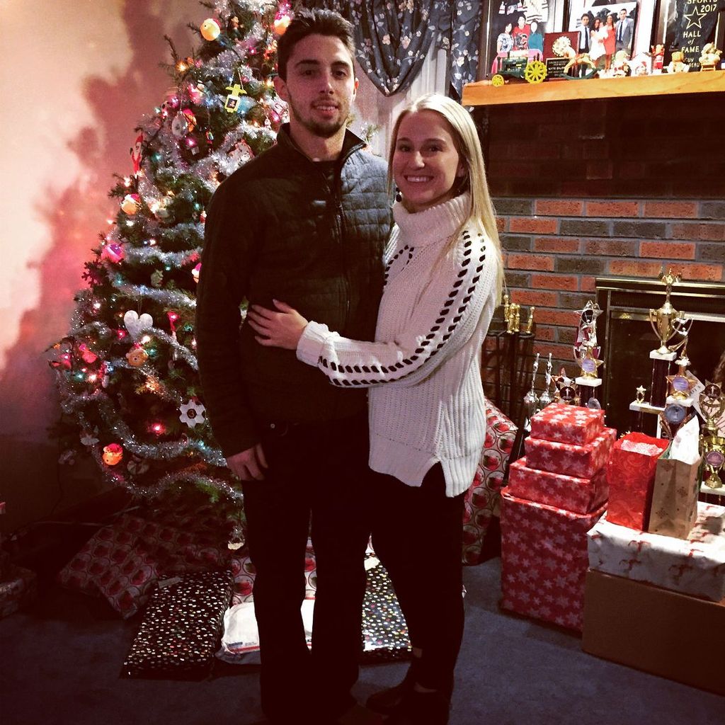 Matthew Gaudreau mit seiner Frau Madeline