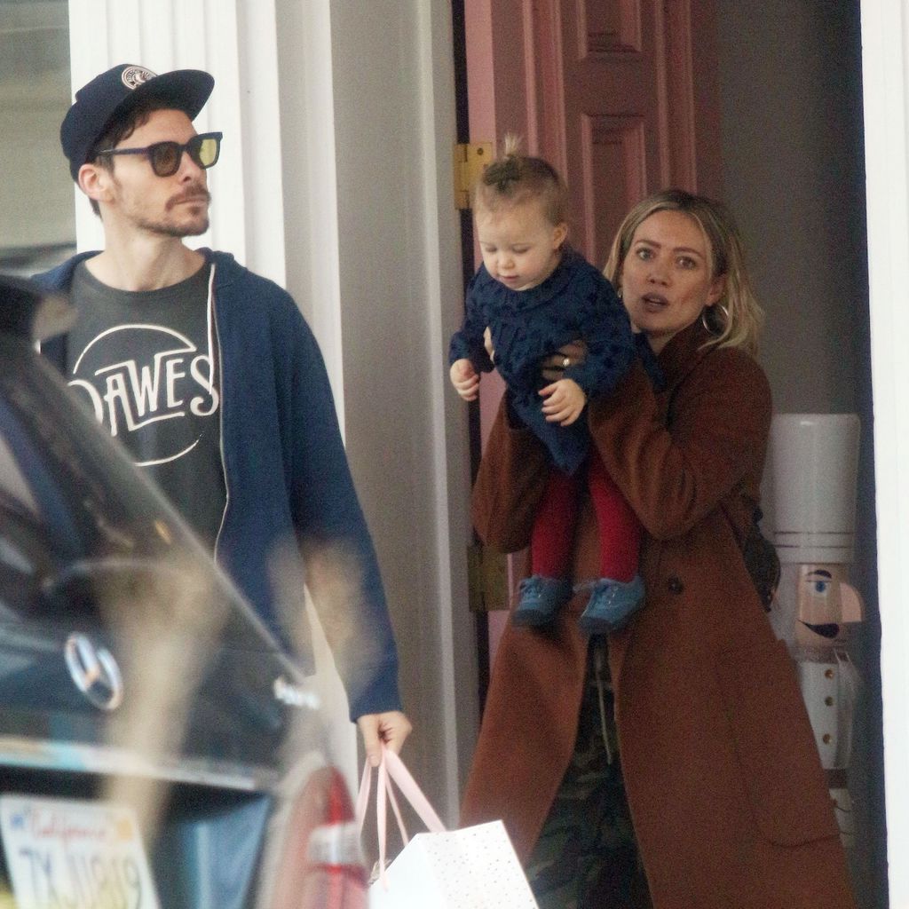 Matthew Koma, Hilary Duff und Töchterchen Banks, Dezember 2019
