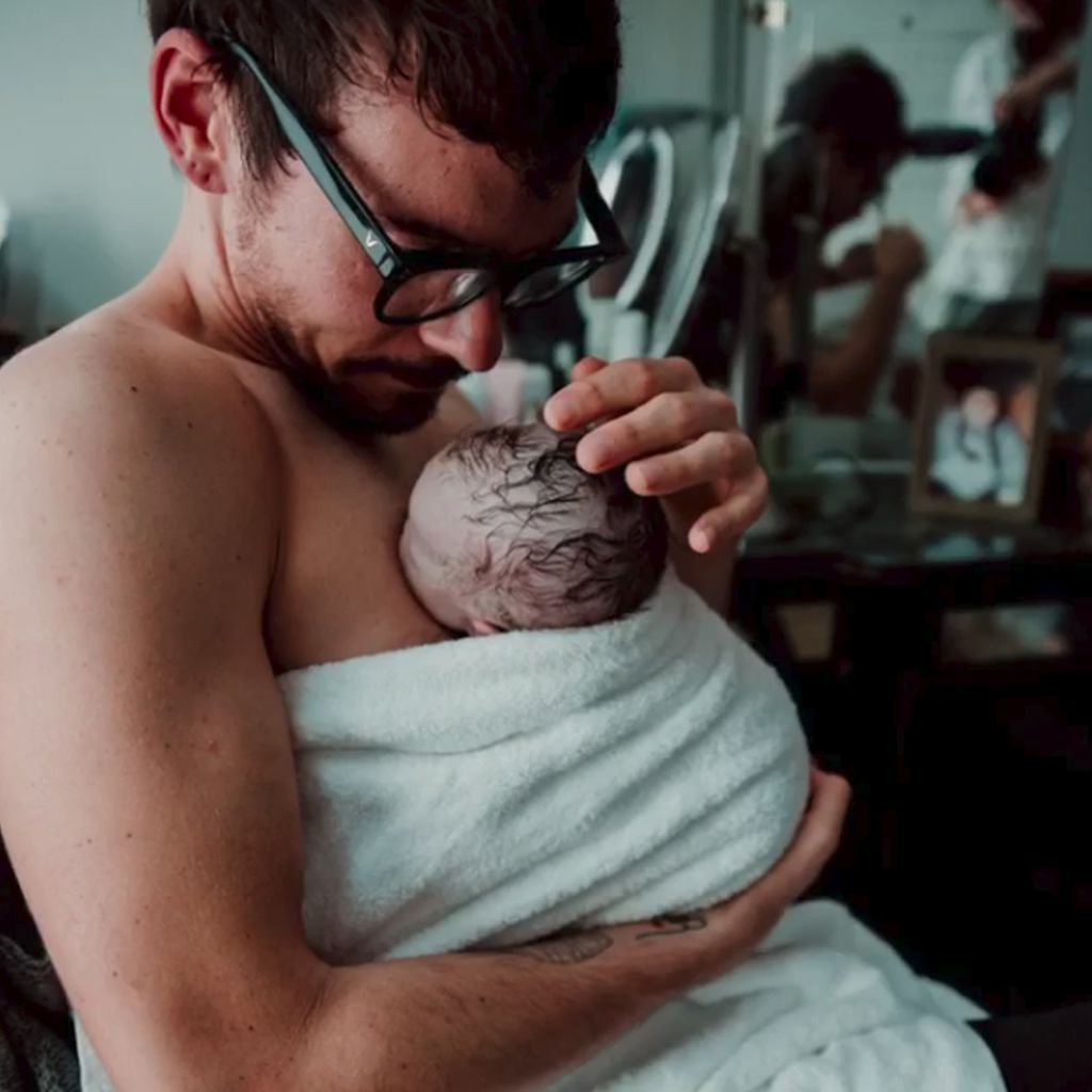 Hilary Duffs Freund Matthew Koma mit Baby Banks