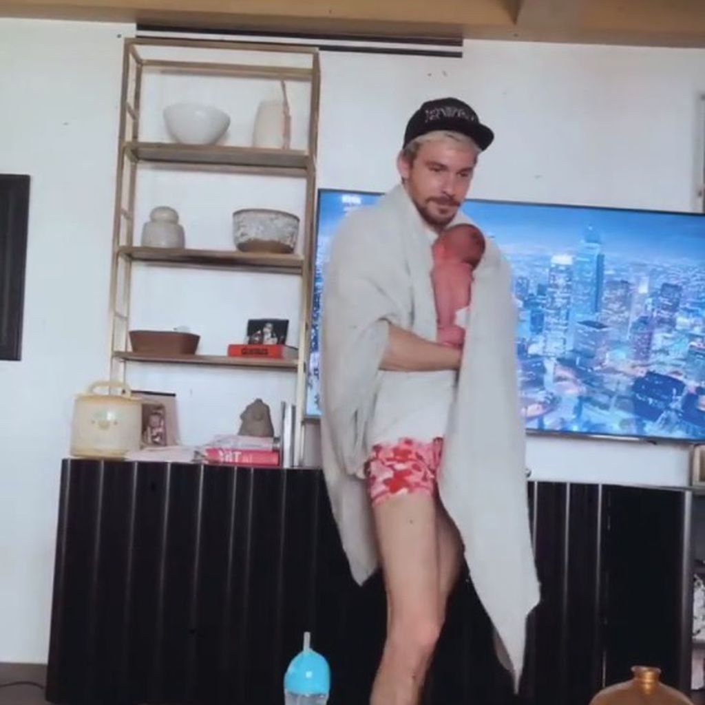 Matthew Koma mit seiner Tochter