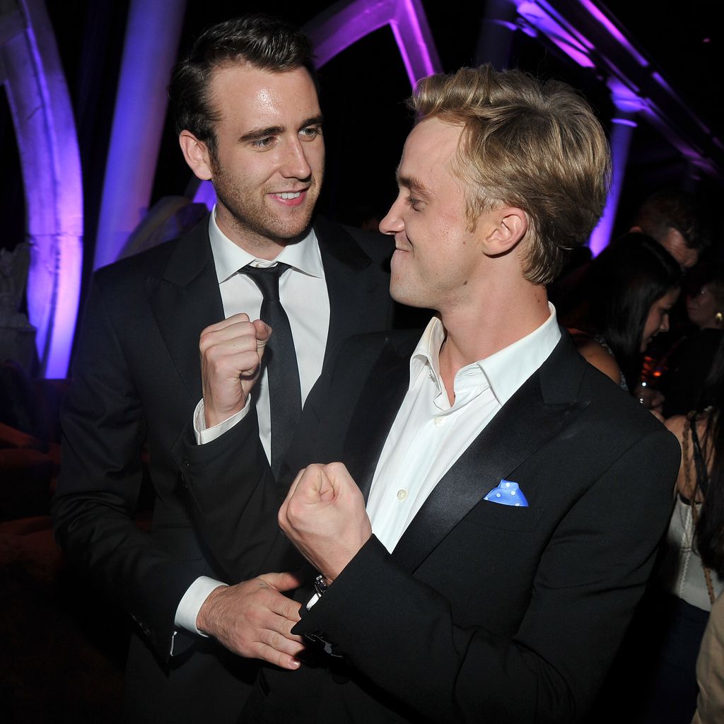 Matthew Lewis und Tom Felton in New York im Juli 2011
