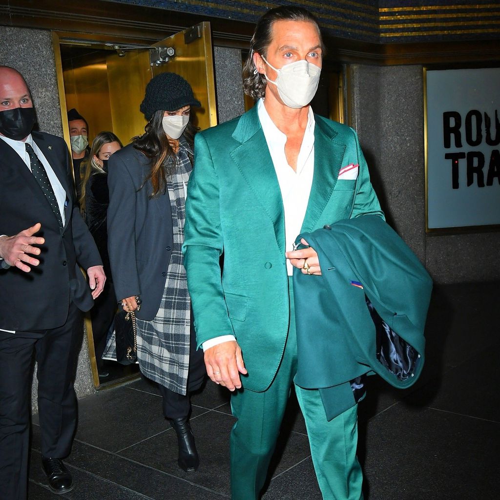 Matthew McConaughey und Camila Alves in New York im Dezember 2021