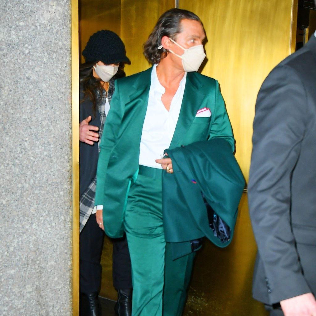 Matthew McConaughey und Camila Alves in den NBC Studios in New York