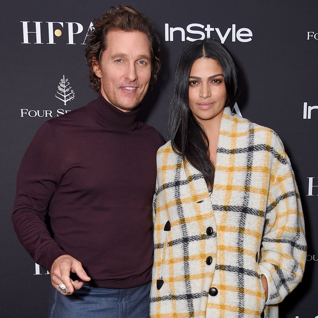 Matthew McConaughey mit seiner Ehefrau Camila Alves