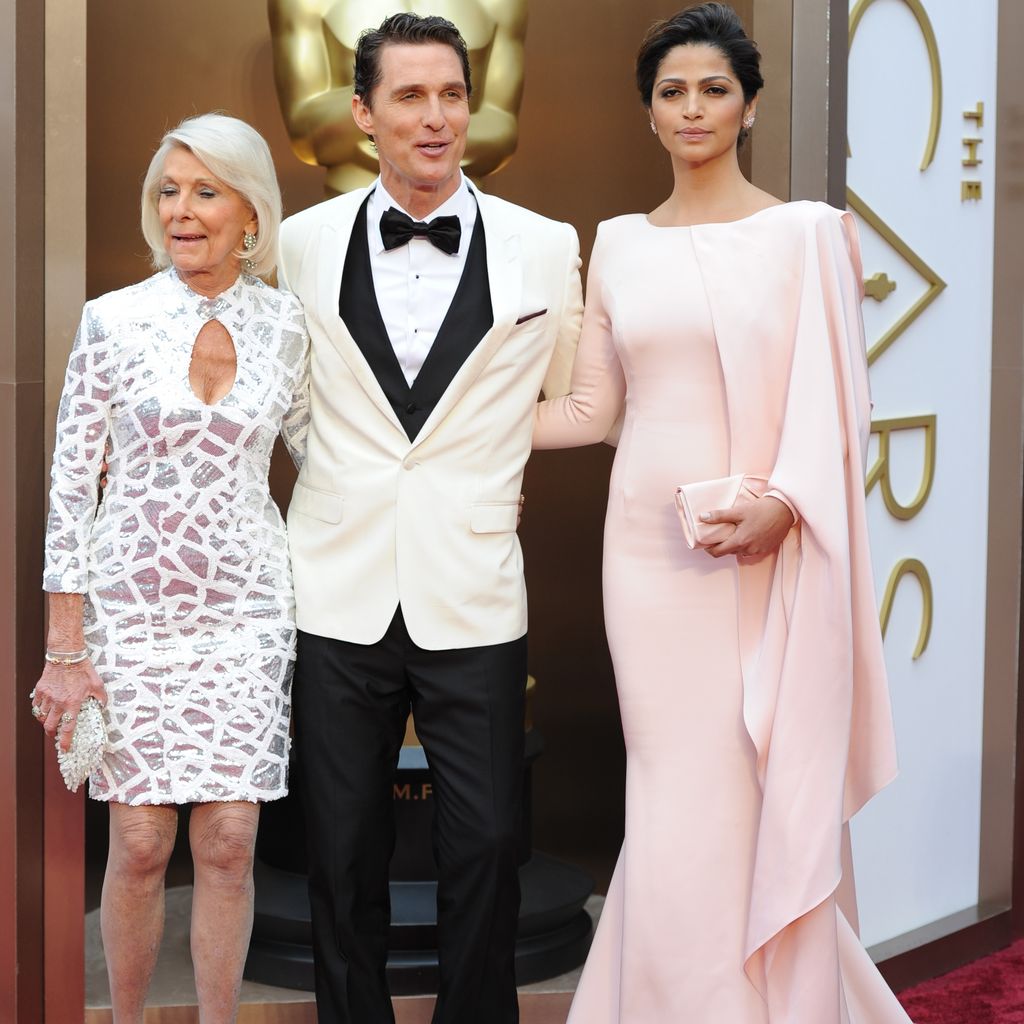 Mary Kathlene McConaughey, Matthew McConaughey, Schauspieler, und Camila Alves, Model
