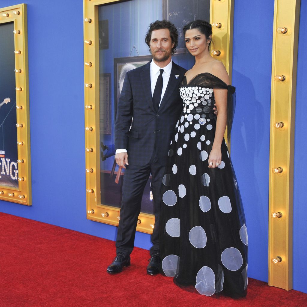 Matthew McConaughey und Camila Alves auf der "Sing"-Premiere