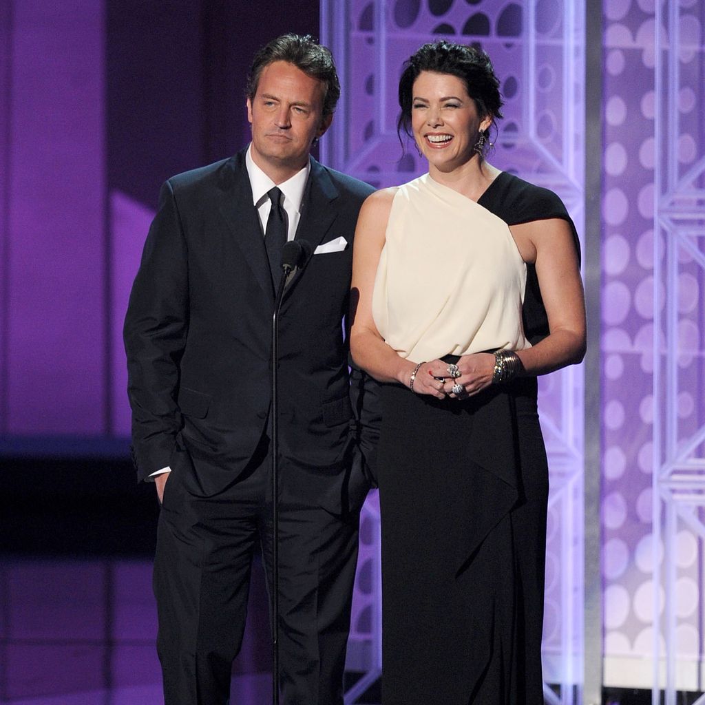 Matthew Perry und Lauren Graham im August 2010