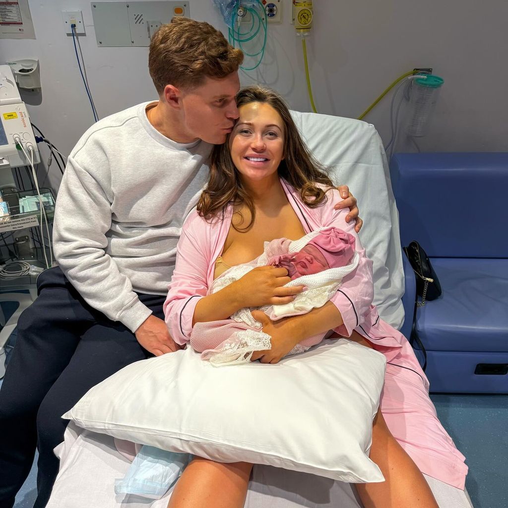 Matthew Sarsfield und Charlotte Dawson mit ihrer Tochter Gigi